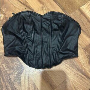 Shein Black Corset Top